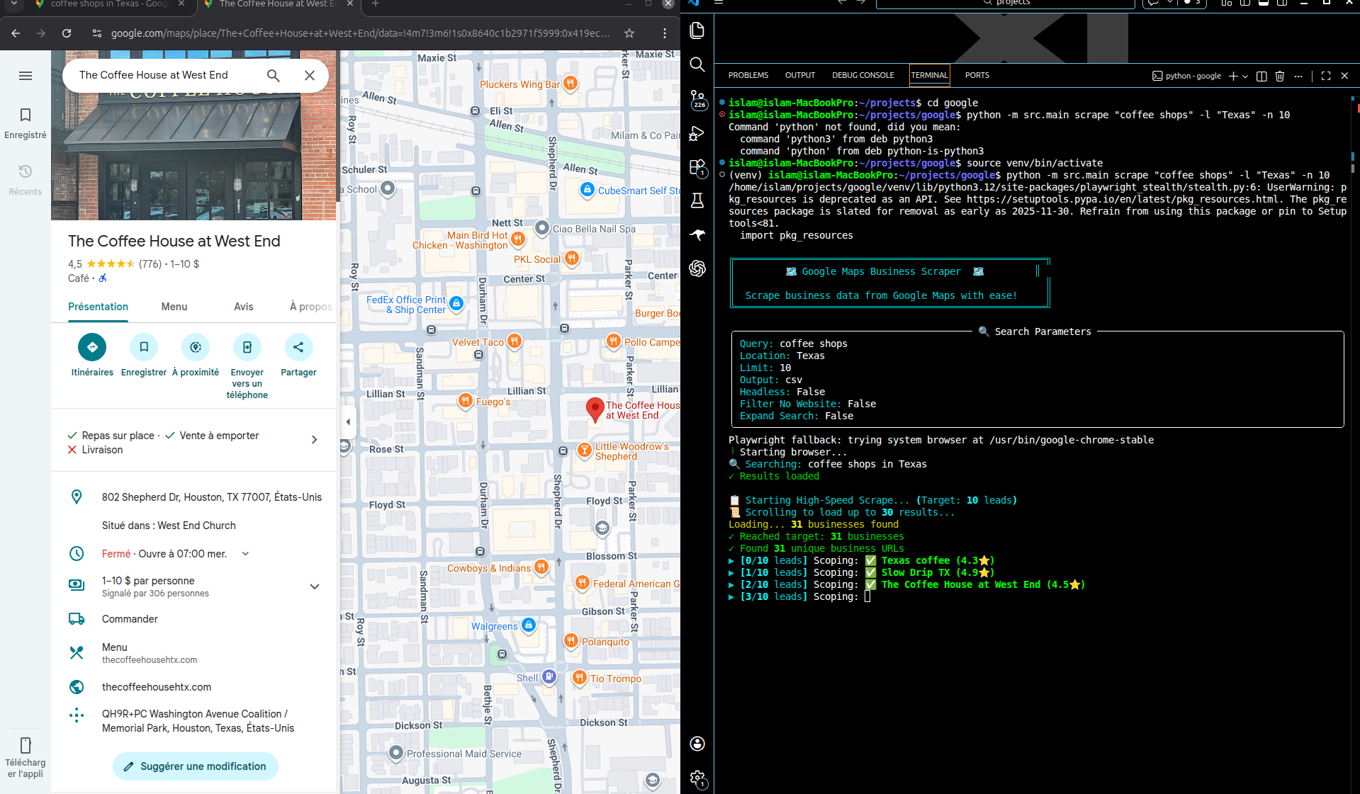 Google Maps Lead Scraper